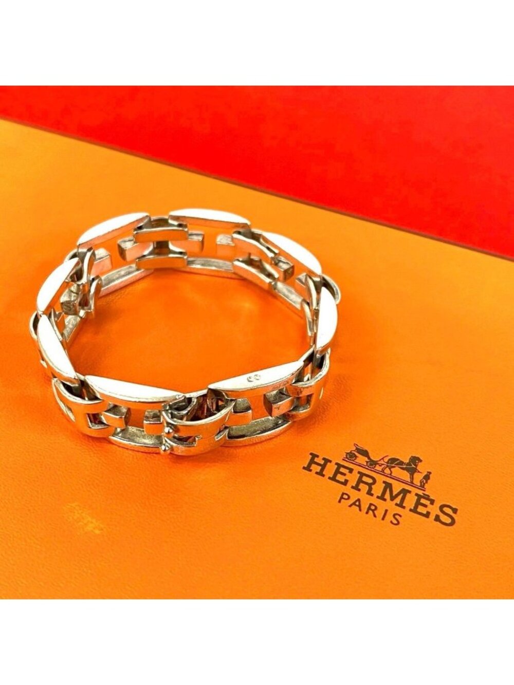 Hermes Motif Bracelet Bangle
